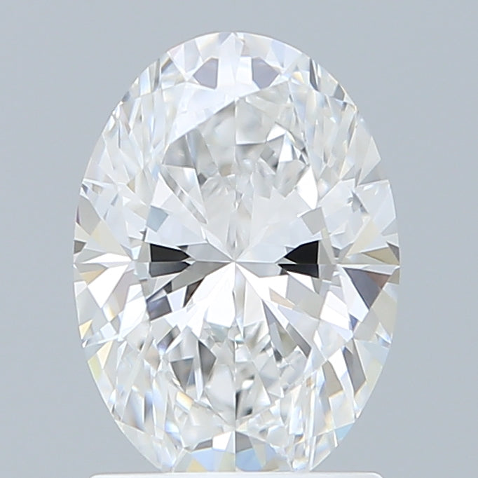 1.60 Carat Oval Shaped, Excellent Cut, D Color, VVS1 Clarity, IGI Certified Lab Grown Diamond