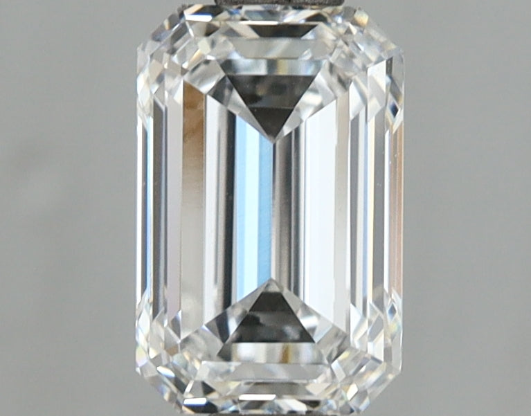 1.65 Carat Emerald Shaped, Ideal Cut, D Color, VVS1 Clarity, IGI Certified Lab Grown Diamond