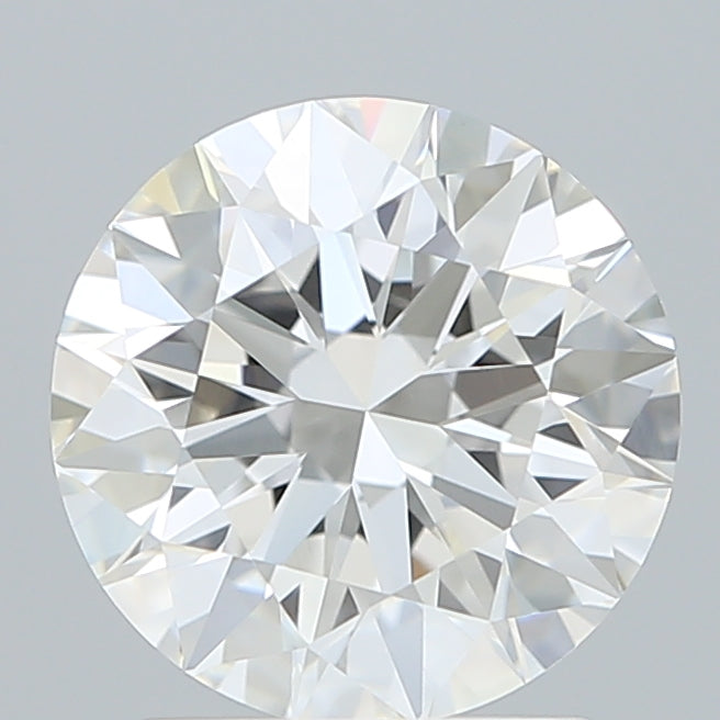 2.10 Carat Round Shaped, Ideal Cut, E Color, VVS2 Clarity, IGI Certified Lab Grown Diamond