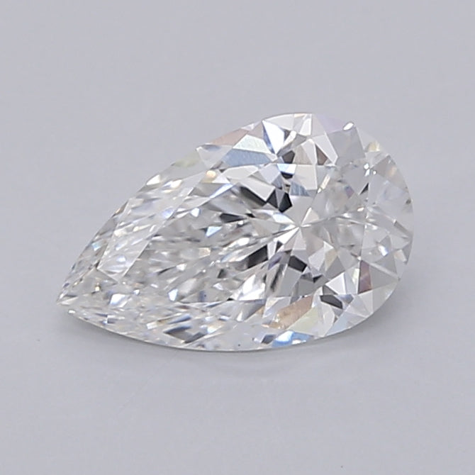 1.04 Carat Pear Shaped, Ideal Cut, D Color, VVS2 Clarity, IGI Certified Lab Grown Diamond