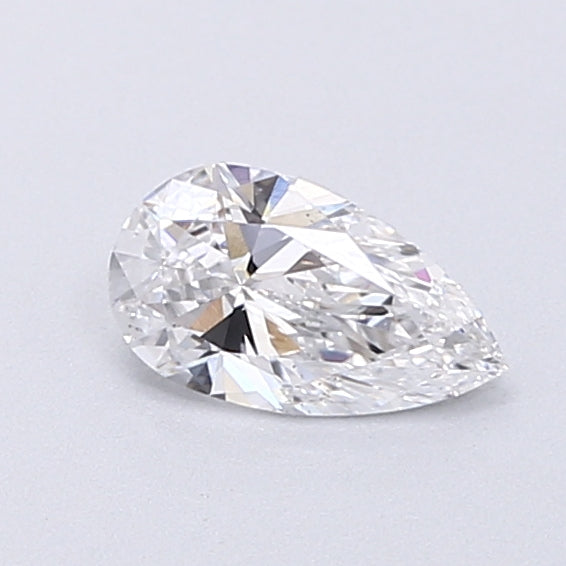 0.43 Carat Pear Shaped, Very Good Cut, D Color, VS2 Clarity, IGI Certified Lab Grown Diamond
