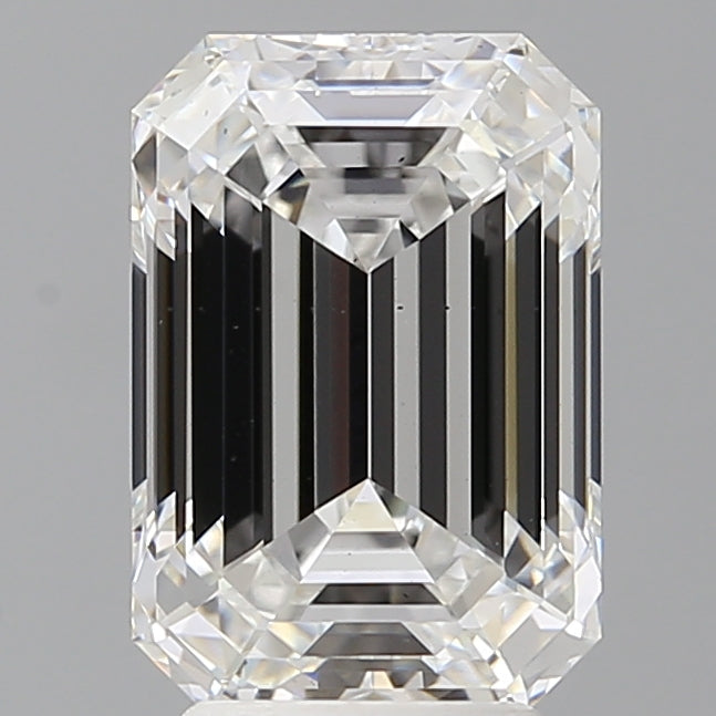 4.06 Carat Emerald Shaped, Ideal Cut, D Color, VS2 Clarity, IGI Certified Lab Grown Diamond