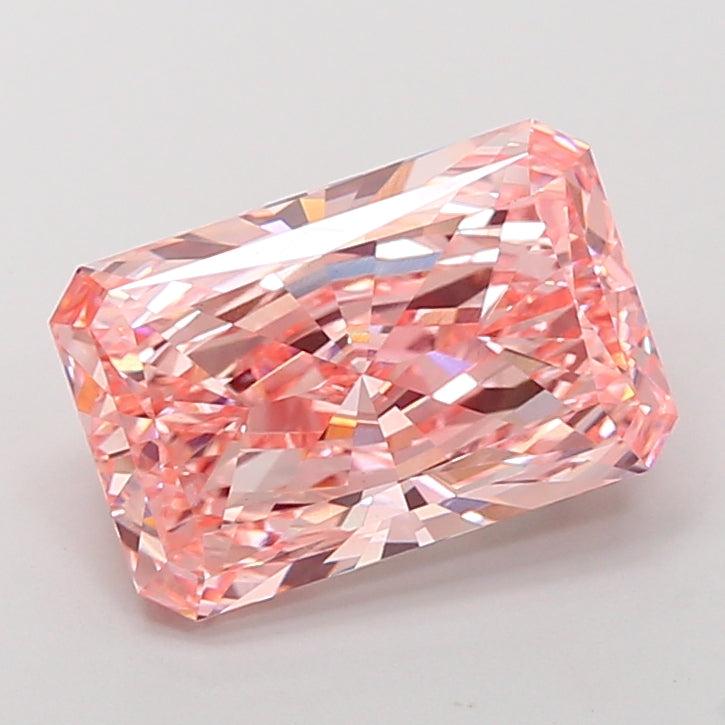 6.10 Carat Radiant Shaped, Very Good Cut, VVS2 Clarity, IGI Certified Lab Grown Diamond