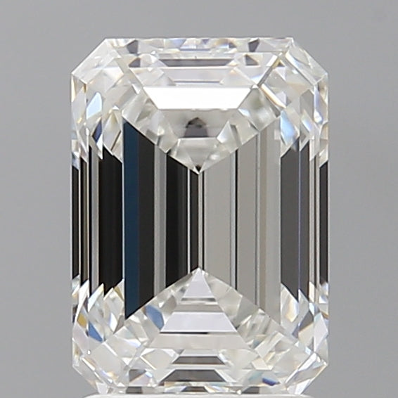 2.54 Carat Emerald Shaped, Ideal Cut, E Color, VVS2 Clarity, IGI Certified Lab Grown Diamond
