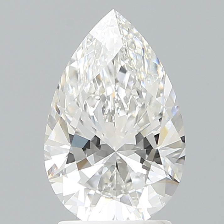 2.25 Carat Pear Shaped, Ideal Cut, E Color, VVS1 Clarity, IGI Certified Lab Grown Diamond