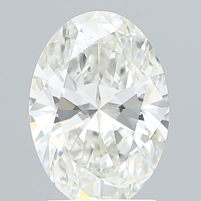 2.09 Carat Oval Shaped, Ideal Cut, G Color, VVS2 Clarity, IGI Certified Lab Grown Diamond