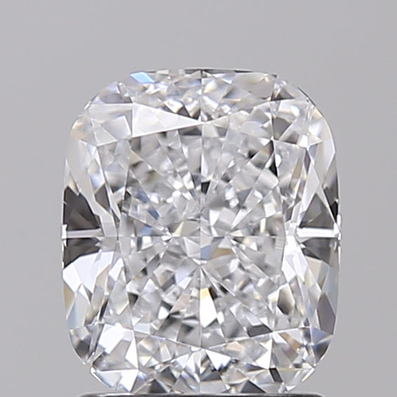 1.61 Carat Elongated Cushion Shaped, Excellent Cut, D Color, VVS1 Clarity, IGI Certified Lab Grown Diamond