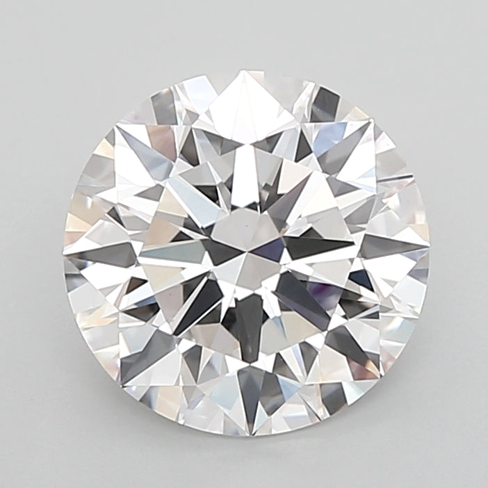 3.05 Carat Round Shaped, Ideal Cut, E Color, VVS2 Clarity, IGI Certified Lab Grown Diamond