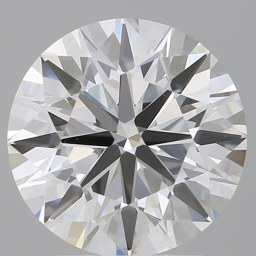 3.03 Carat Round Shaped, Ideal Cut, E Color, VVS2 Clarity, IGI Certified Lab Grown Diamond