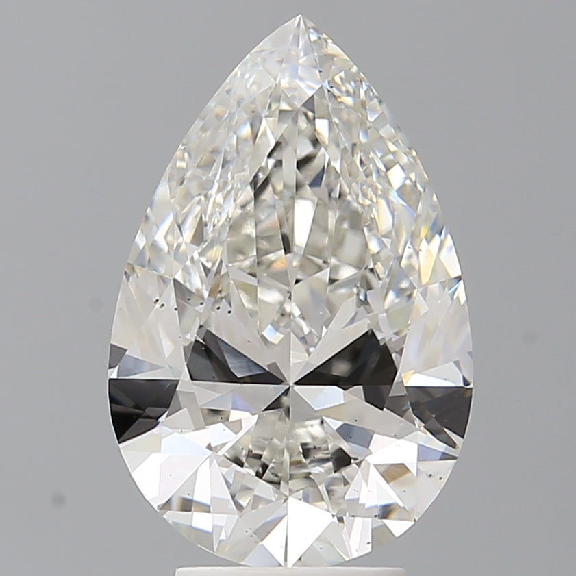 4.55 Carat Pear Shaped, Ideal Cut, G Color, VS2 Clarity, IGI Certified Lab Grown Diamond