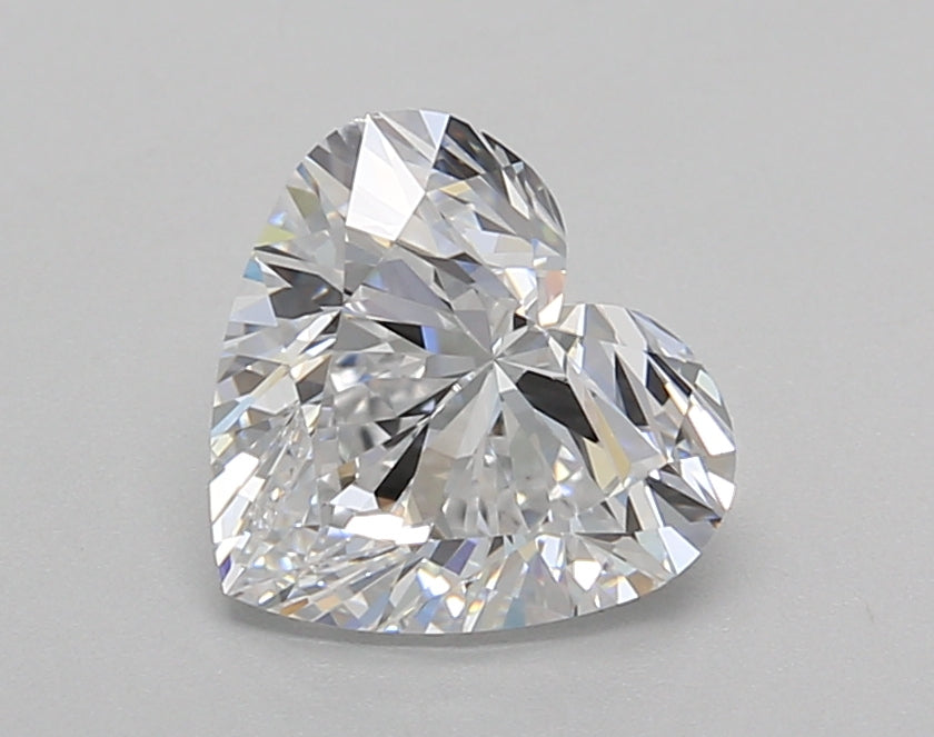 1.50 Carat Heart Shaped, Excellent Cut, D Color, VS1 Clarity, IGI Certified Lab Grown Diamond
