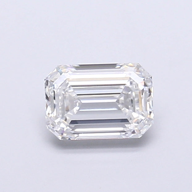0.93 Carat Emerald Shaped, Very Good Cut, D Color, VVS2 Clarity, IGI Certified Lab Grown Diamond