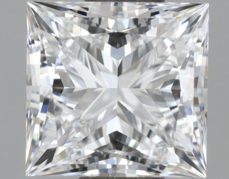 1.07 Carat Princess Shaped, Ideal Cut, D Color, VVS1 Clarity, IGI Certified Lab Grown Diamond