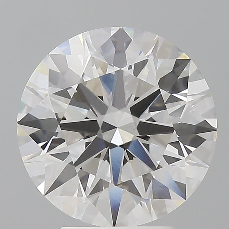 4.10 Carat Round Shaped, Ideal Cut, E Color, VVS2 Clarity, IGI Certified Lab Grown Diamond