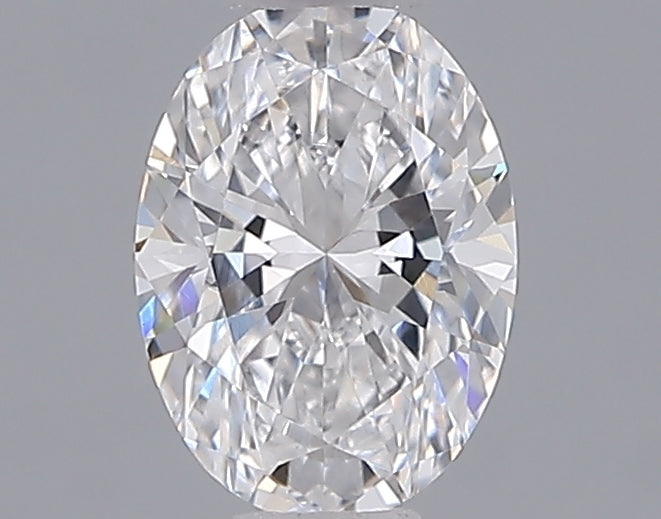 0.53 Carat Oval Shaped, Ideal Cut, D Color, VVS1 Clarity, IGI Certified Lab Grown Diamond