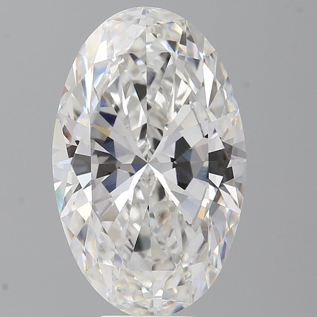 8.59 Carat Oval Shaped, Ideal Cut, E Color, VVS2 Clarity, IGI Certified Lab Grown Diamond