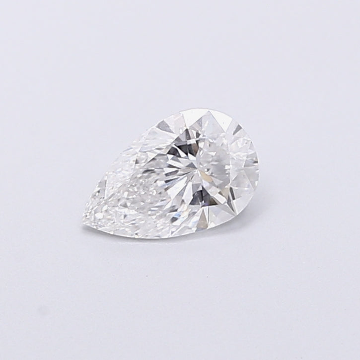 0.51 Carat Pear Shaped, Very Good Cut, E Color, VVS2 Clarity, IGI Certified Lab Grown Diamond