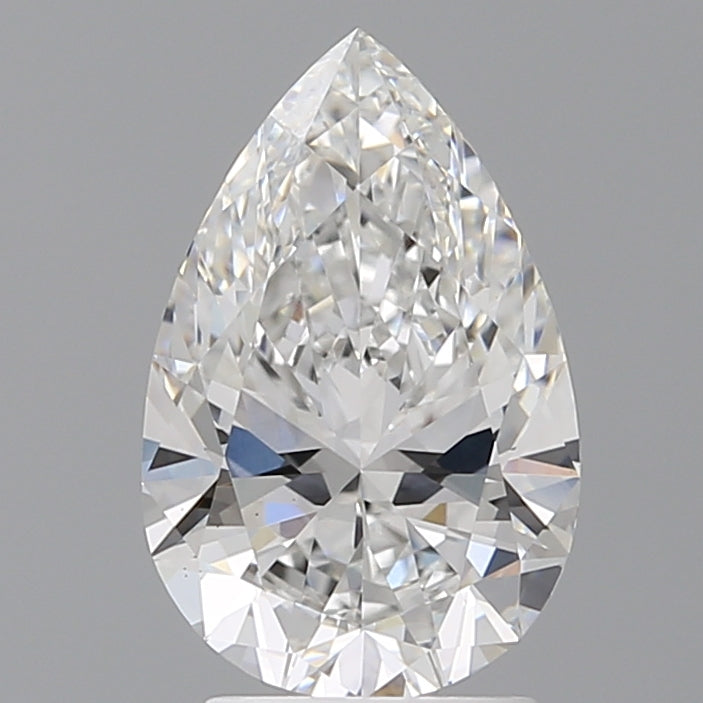 2.59 Carat Pear Shaped, Ideal Cut, E Color, VS1 Clarity, IGI Certified Lab Grown Diamond