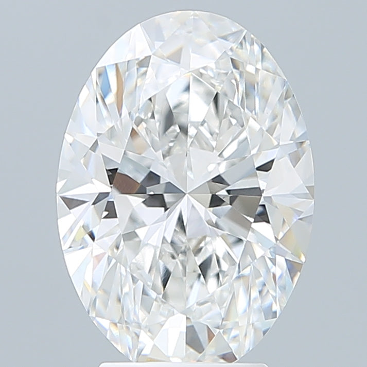 4.10 Carat Oval Shaped, Excellent Cut, E Color, VVS2 Clarity, IGI Certified Lab Grown Diamond