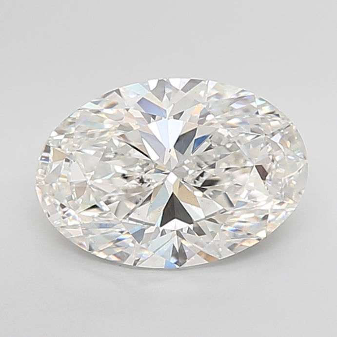 5.05 Carat Oval Shaped, Ideal Cut, F Color, VS2 Clarity, IGI Certified Lab Grown Diamond