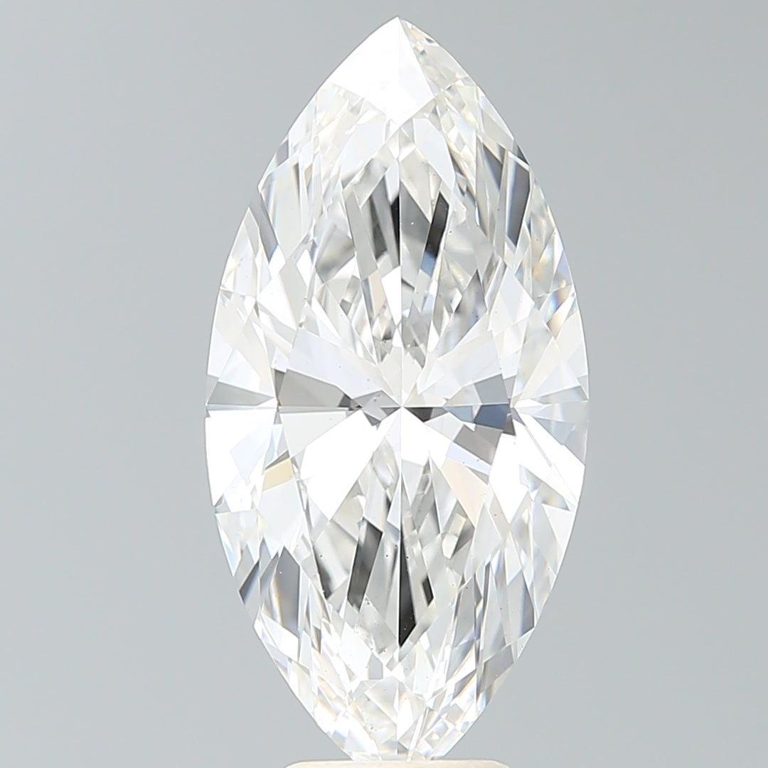 6.03 Carat Marquise Shaped, Ideal Cut, G Color, VS2 Clarity, IGI Certified Lab Grown Diamond