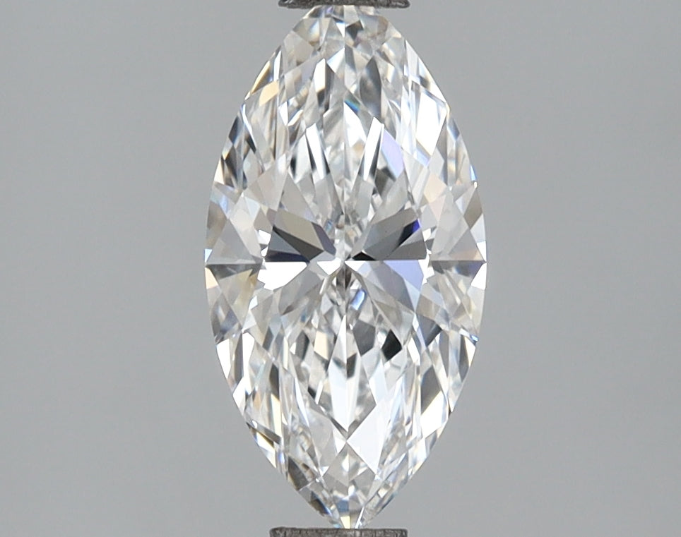 1.12 Carat Marquise Shaped, Ideal Cut, D Color, VVS2 Clarity, IGI Certified Lab Grown Diamond
