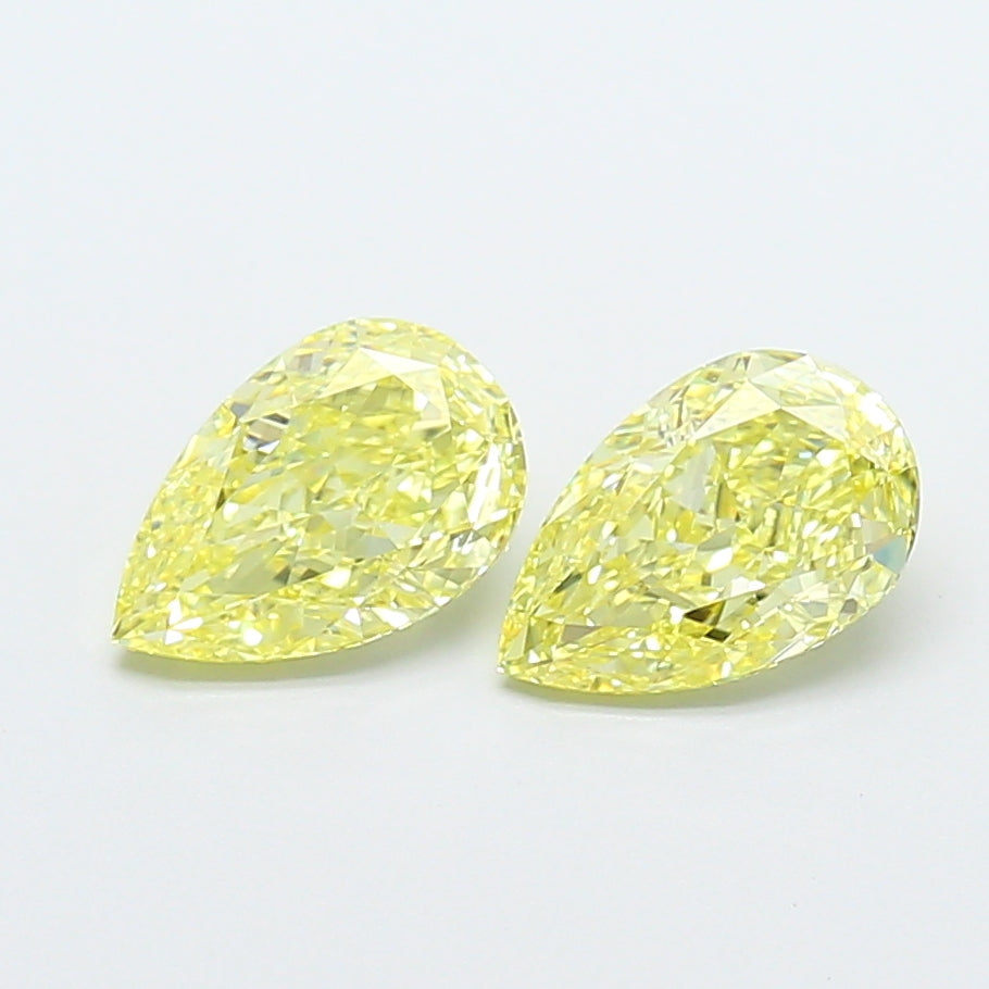 1.00 Carat Pear Shaped, Ideal Cut, VVS2 Clarity, IGI Certified Lab Grown Diamond