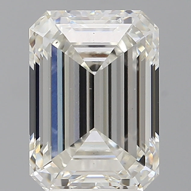 4.06 Carat Emerald Shaped, Ideal Cut, G Color, VS2 Clarity, IGI Certified Lab Grown Diamond