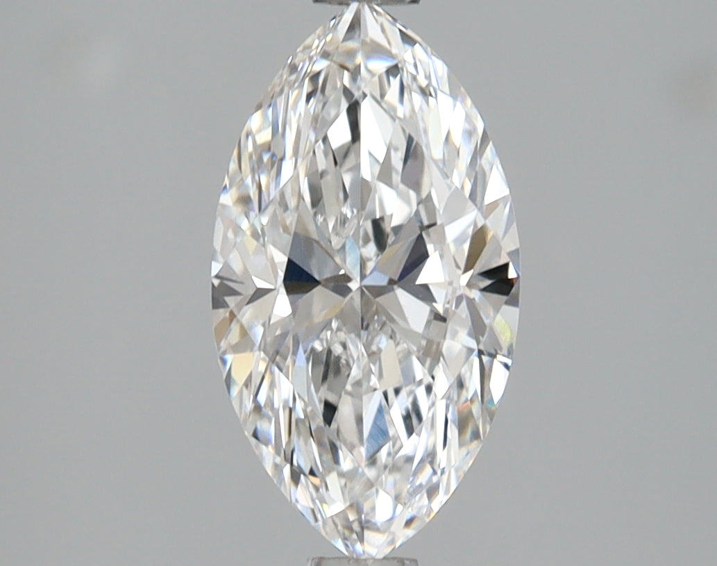 1.58 Carat Marquise Shaped, Ideal Cut, D Color, VVS2 Clarity, IGI Certified Lab Grown Diamond