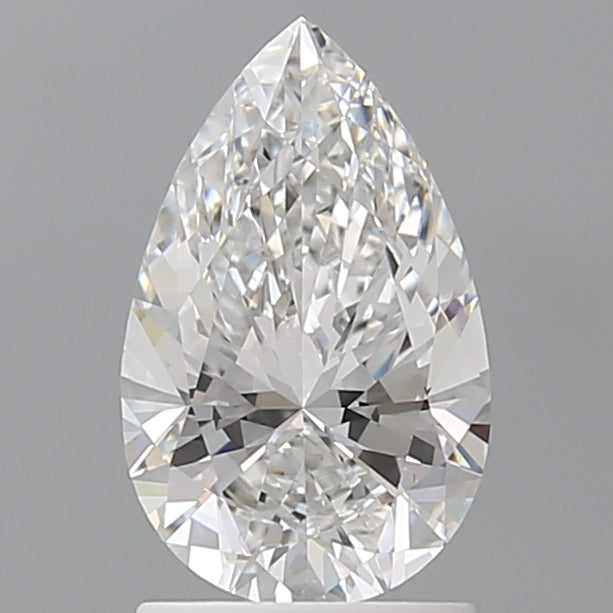 1.60 Carat Pear Shaped, Ideal Cut, E Color, VVS2 Clarity, IGI Certified Lab Grown Diamond