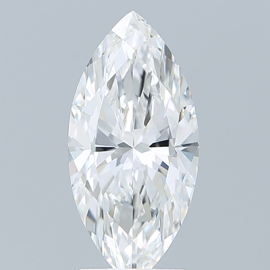 2.54 Carat Marquise Shaped, Ideal Cut, E Color, VVS2 Clarity, IGI Certified Lab Grown Diamond