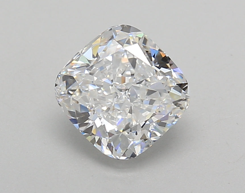 1.51 Carat Cushion Shaped, Excellent Cut, D Color, VVS2 Clarity, IGI Certified Lab Grown Diamond