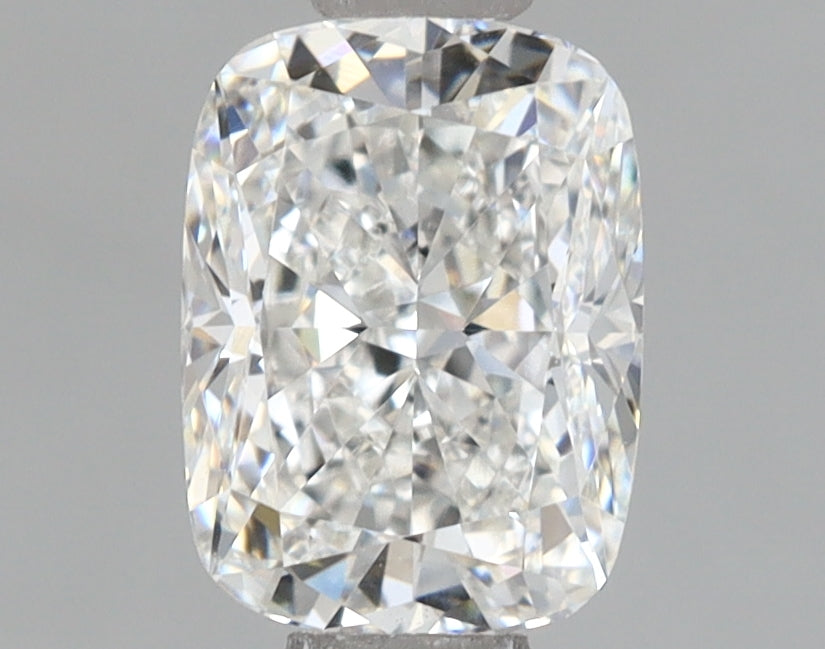 1.13 Carat Cushion Shaped, Ideal Cut, F Color, VVS2 Clarity, IGI Certified Lab Grown Diamond