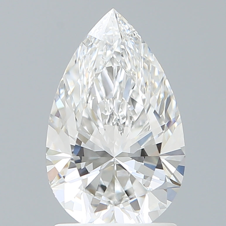 1.73 Carat Pear Shaped, Ideal Cut, E Color, VVS1 Clarity, IGI Certified Lab Grown Diamond