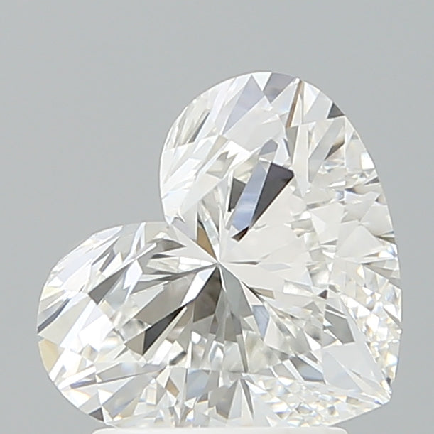 2.23 Carat Heart Shaped, Ideal Cut, E Color, VVS2 Clarity, IGI Certified Lab Grown Diamond