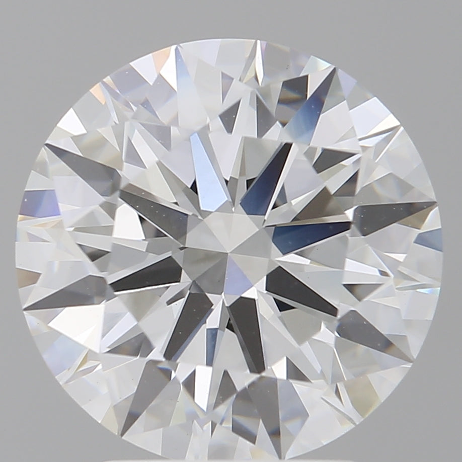 3.54 Carat Round Shaped, Ideal Cut, E Color, VVS2 Clarity, IGI Certified Lab Grown Diamond