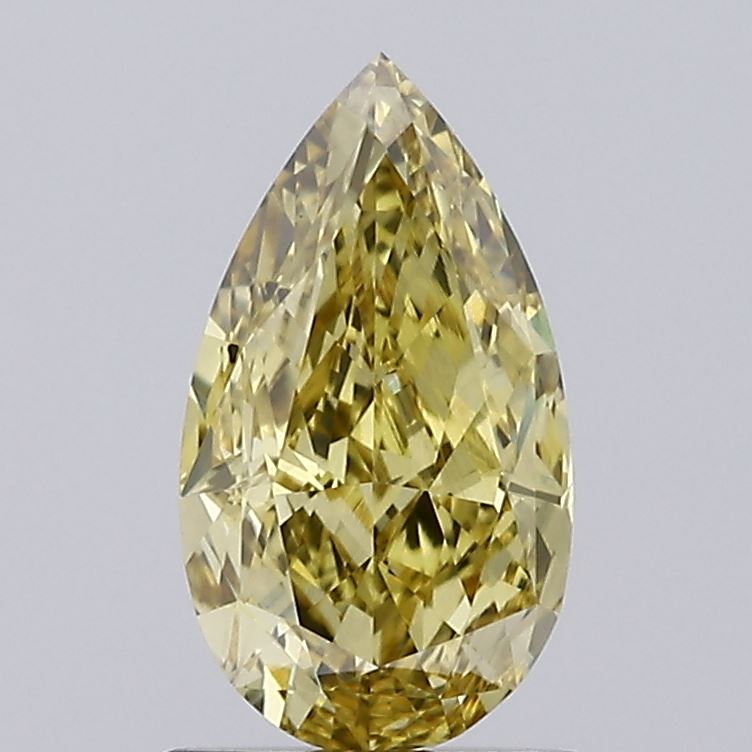 1.36 Carat Pear Shaped, Excellent Cut, SI1 Clarity, IGI Certified Lab Grown Diamond