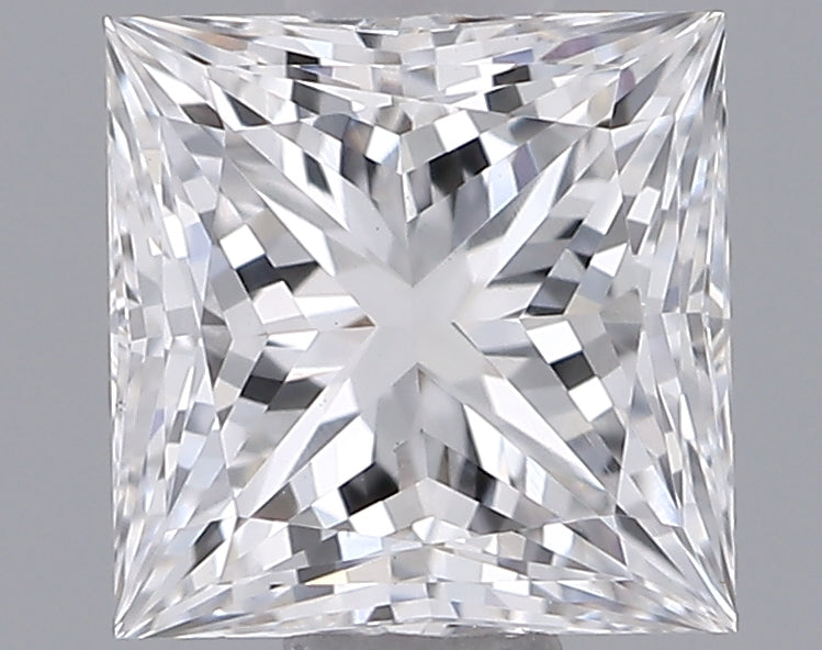 0.82 Carat Princess Shaped, Ideal Cut, E Color, VS1 Clarity, IGI Certified Lab Grown Diamond