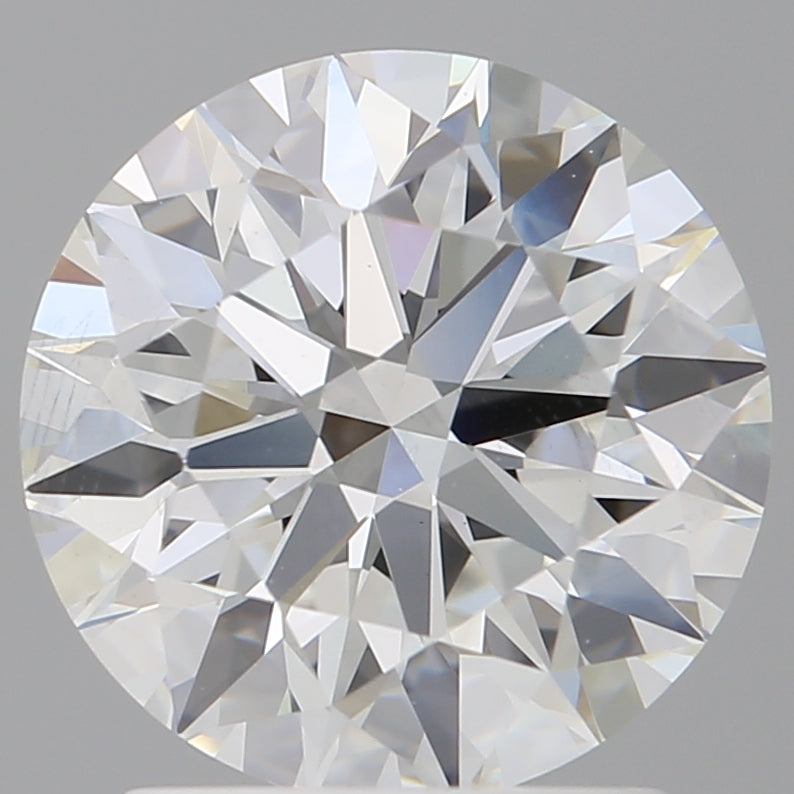 2.08 Carat Round Shaped, Ideal Cut, F Color, VVS2 Clarity, IGI Certified Lab Grown Diamond