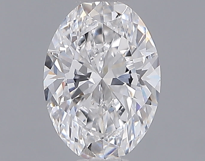 0.72 Carat Oval Shaped, Ideal Cut, D Color, VVS2 Clarity, IGI Certified Lab Grown Diamond