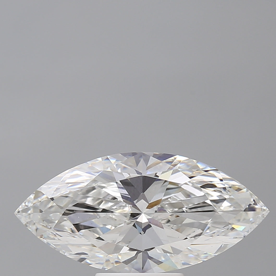 4.00 Carat Marquise Shaped, Ideal Cut, F Color, VS1 Clarity, IGI Certified Lab Grown Diamond