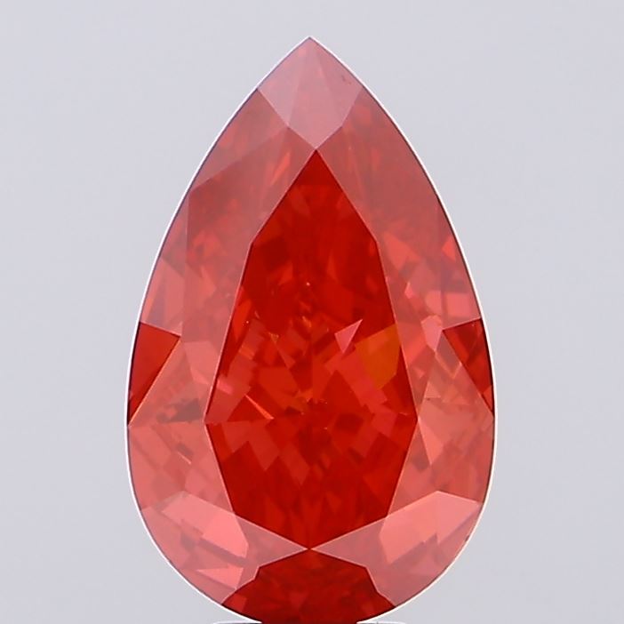 7.03 Carat Pear Shaped, Excellent Cut, VVS2 Clarity, IGI Certified Lab Grown Diamond