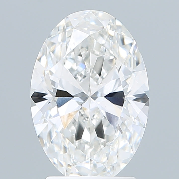 2.60 Carat Oval Shaped, Ideal Cut, E Color, VVS2 Clarity, IGI Certified Lab Grown Diamond