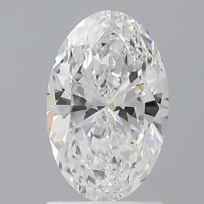 1.55 Carat Oval Shaped, Ideal Cut, D Color, VVS2 Clarity, IGI Certified Lab Grown Diamond