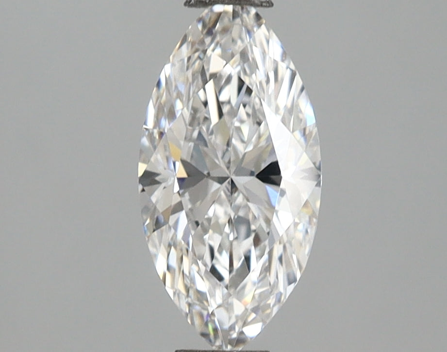 1.11 Carat Marquise Shaped, Ideal Cut, D Color, VVS2 Clarity, IGI Certified Lab Grown Diamond