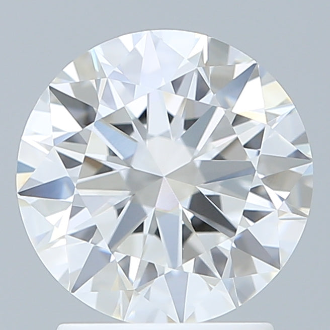 2.10 Carat Round Shaped, Excellent Cut, F Color, VVS2 Clarity, IGI Certified Lab Grown Diamond
