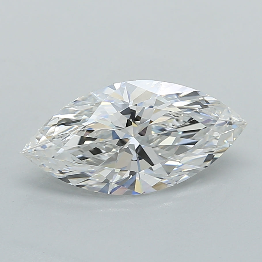 1.54 Carat Marquise Shaped, Ideal Cut, F Color, VVS1 Clarity, IGI Certified Lab Grown Diamond