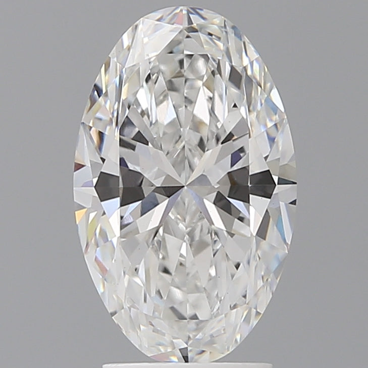 3.05 Carat Oval Shaped, Ideal Cut, E Color, VVS2 Clarity, IGI Certified Lab Grown Diamond