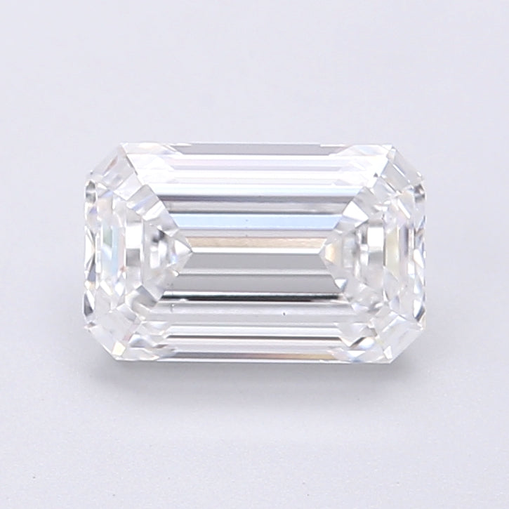 1.73 Carat Emerald Shaped, Very Good Cut, D Color, VS1 Clarity, IGI Certified Lab Grown Diamond