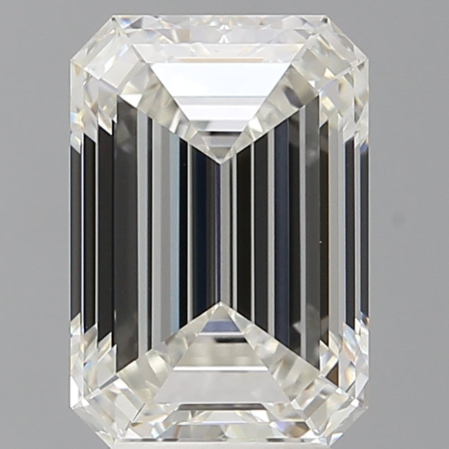 4.06 Carat Emerald Shaped, Ideal Cut, F Color, VVS2 Clarity, IGI Certified Lab Grown Diamond